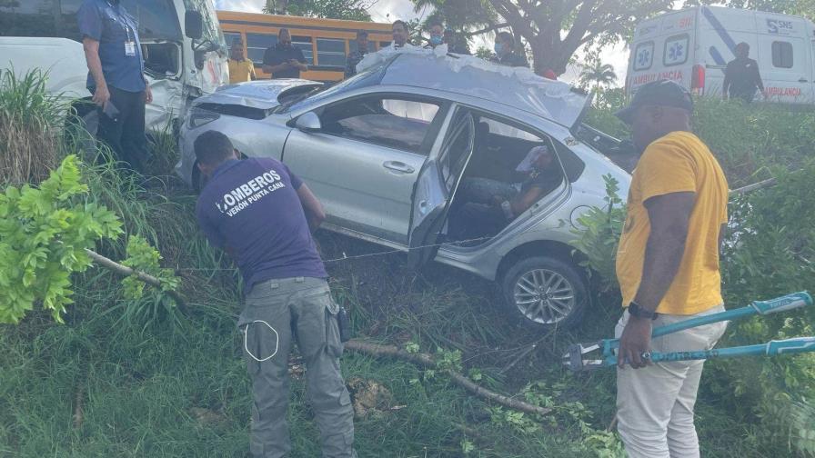 Cuatro personas fallecidas durante accidente de tránsito en la provincia La Altagracia Cuatro personas fallecidas durante accidente de tránsito en la provincia La Altagracia